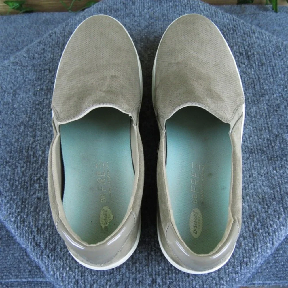 Dr. Scholl's Women's Nova Slip-On Beige Fabric Sz 11 Medium‎  Used 2025